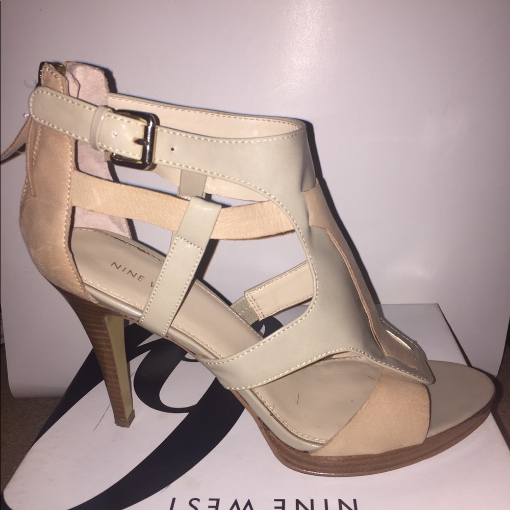 Gently Worn Nine West Platform Heels - 9.5